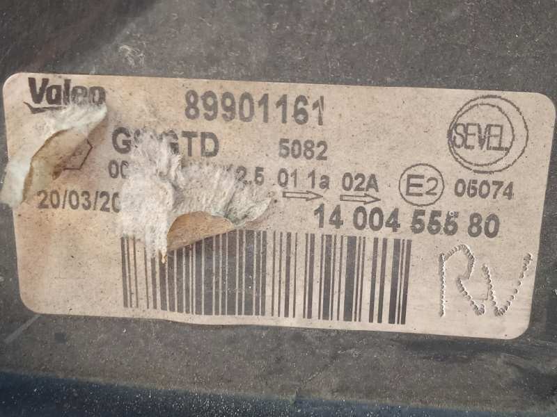 Recambio de faro izquierdo para fiat scudo (270) 1.6 referencia OEM IAM 1400455580  89901161