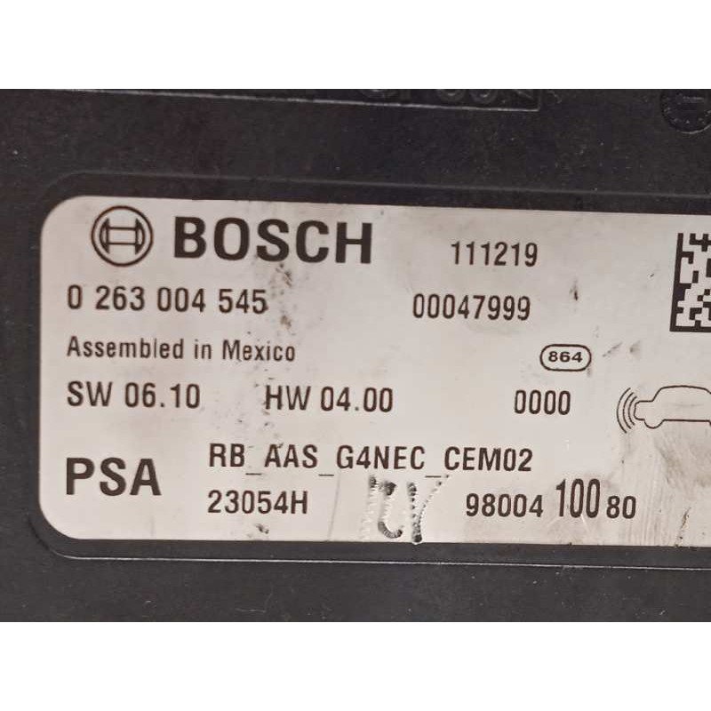 Recambio de modulo electronico para citroën c4 lim. collection referencia OEM IAM 9800410080  0263004545