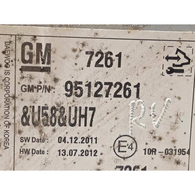 Recambio de sistema audio / radio cd para chevrolet aveo berlina hatchback 1.2 cat referencia OEM IAM 95127261  