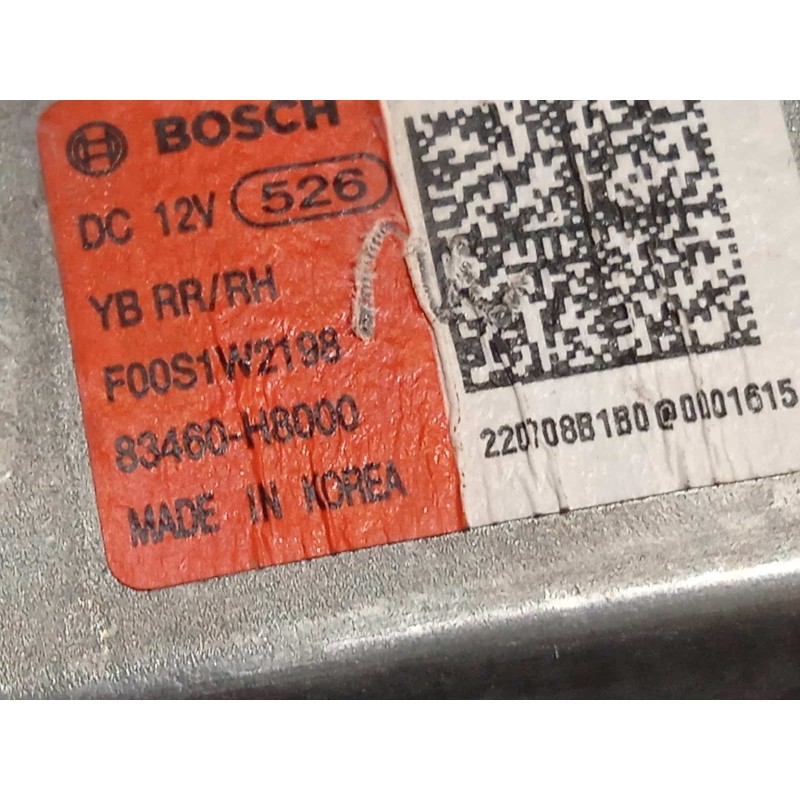 Recambio de elevalunas trasero derecho para kia rio (yb) 1.0 tgdi cat referencia OEM IAM 83460H8000  