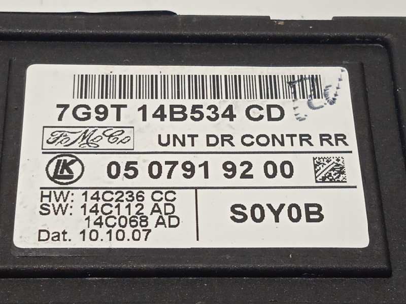 Recambio de modulo confort para volvo xc70 2.4 diesel cat referencia OEM IAM 7G9T14B534CD  0507919200
