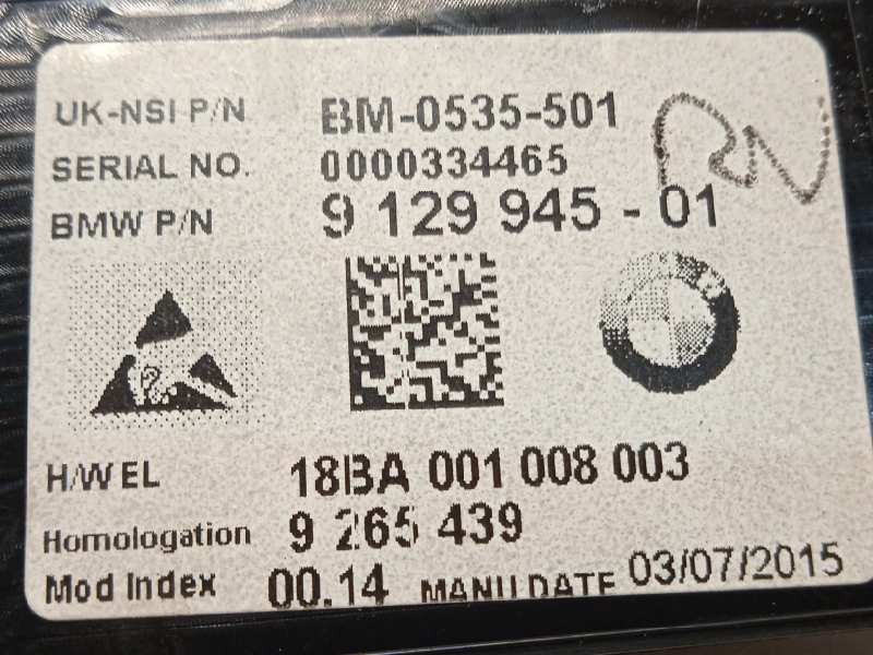 Recambio de cuadro instrumentos para mini mini 5-trg. (f55) cooper referencia OEM IAM 9129945 62106843993 62109129945