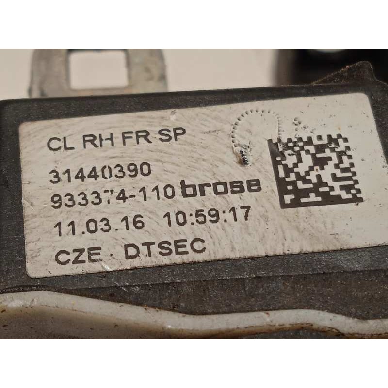 Recambio de cerradura puerta delantera derecha para volvo v40 momentum referencia OEM IAM 31440390  