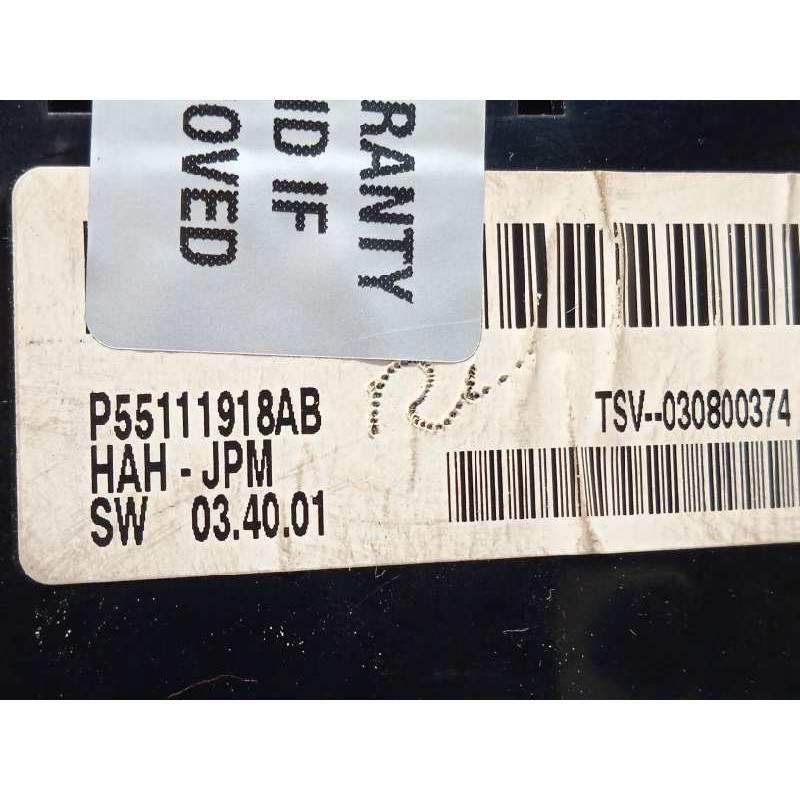 Recambio de mando climatizador para chrysler grand voyager 2.8 crd cat referencia OEM IAM P55111918AB  