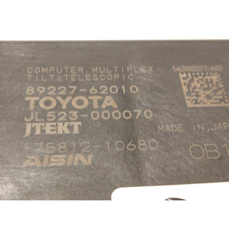 Recambio de modulo electronico para lexus rx (agl20) 450h referencia OEM IAM 8922762010  JL523000070