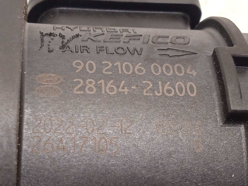 Recambio de caudalimetro para kia xceed 1.0 tgdi cat referencia OEM IAM 281642J600  