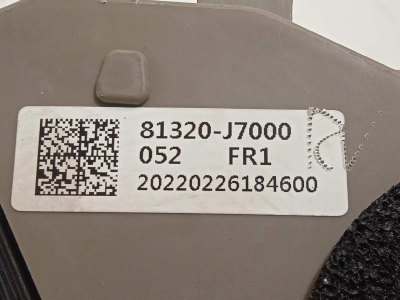 Recambio de cerradura puerta delantera derecha para kia xceed 1.0 tgdi cat referencia OEM IAM 81320J7000  