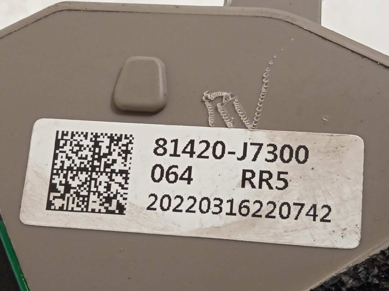 Recambio de cerradura puerta trasera derecha para kia xceed 1.0 tgdi cat referencia OEM IAM 81420J7300  