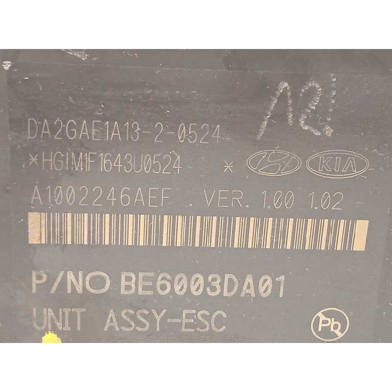 Recambio de abs para kia stonic (ybcuv) drive referencia OEM IAM 58910H8450 BE6003DA01 MGH85ADBH6013DA01