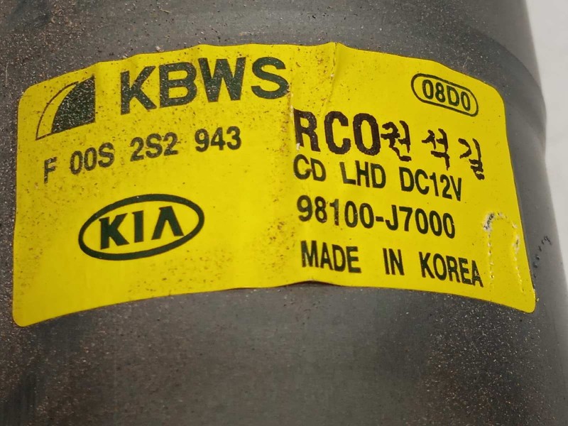 Recambio de motor limpia delantero para kia xceed 1.0 tgdi cat referencia OEM IAM 98100J7000  F00S2S2943