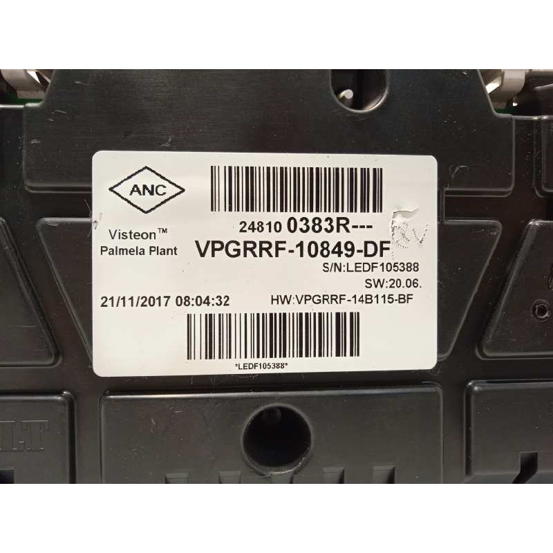 Recambio de cuadro instrumentos para renault clio iv 1.5 dci diesel fap referencia OEM IAM 248100383R  