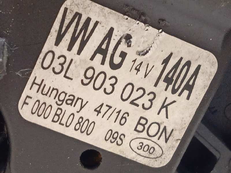 Recambio de alternador para audi a3 (8vk) basic referencia OEM IAM 03L903023K  F000BL0800