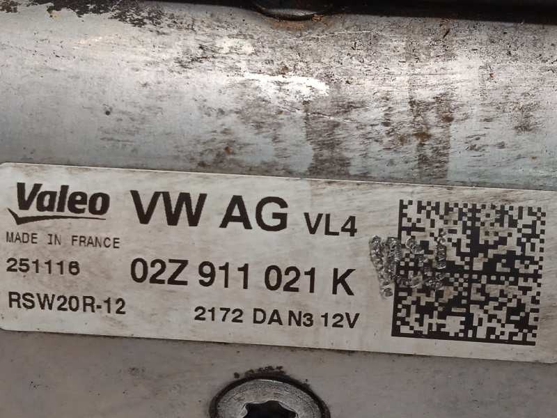 Recambio de motor arranque para audi a3 (8vk) basic referencia OEM IAM 02Z911021K  SRW20R12