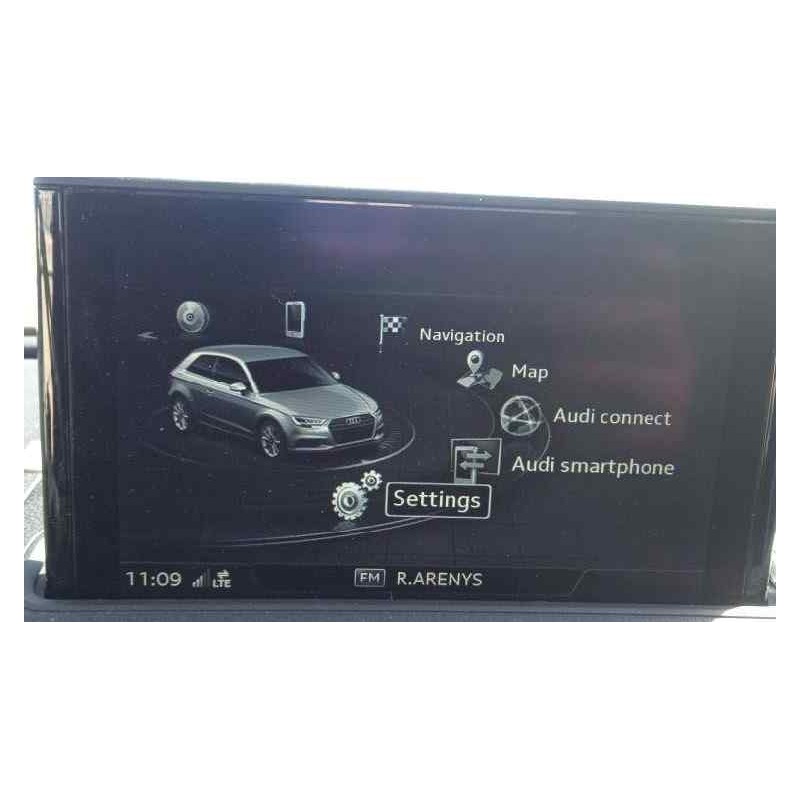Recambio de pantalla multifuncion para audi a3 (8vk) basic referencia OEM IAM 8V0857273N  8V0857273N6PS