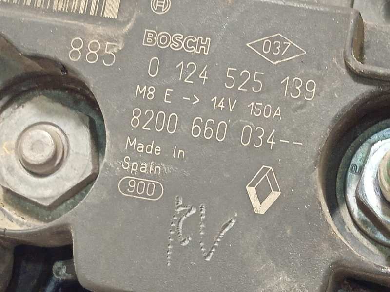 Recambio de alternador para renault kangoo authentique referencia OEM IAM 8200660034  0124525139