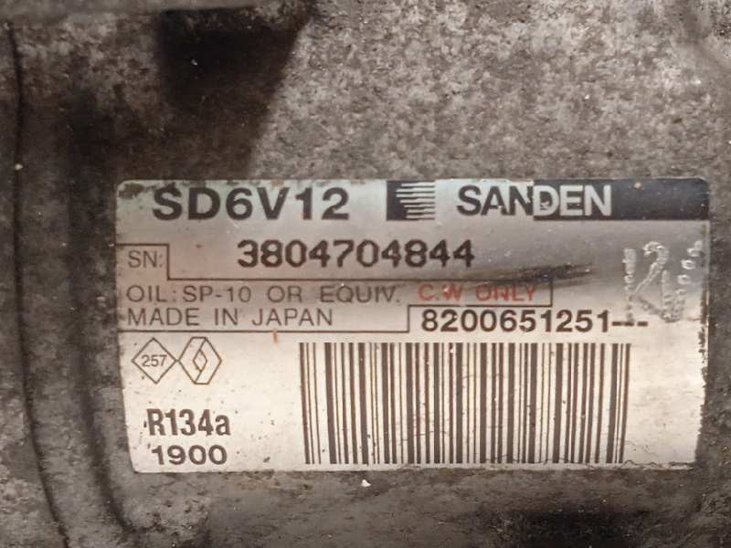Recambio de compresor aire acondicionado para renault kangoo authentique referencia OEM IAM 8200651251  
