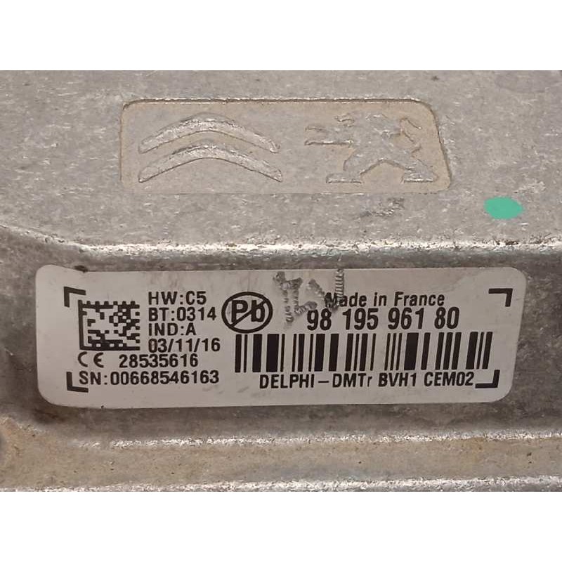 Recambio de modulo electronico para citroën c3 1.6 blue-hdi fap referencia OEM IAM 9819596180  