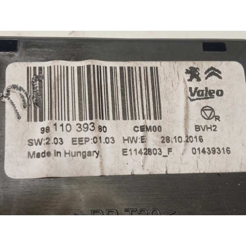 Recambio de modulo electronico para citroën c3 1.6 blue-hdi fap referencia OEM IAM 9811039380  