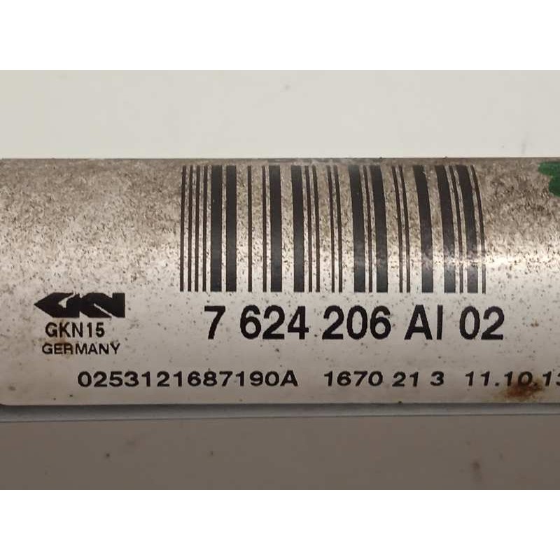 Recambio de transmision trasera derecha para bmw serie 1 lim. (f21) 116d efficientdynamics edition referencia OEM IAM 7624206  