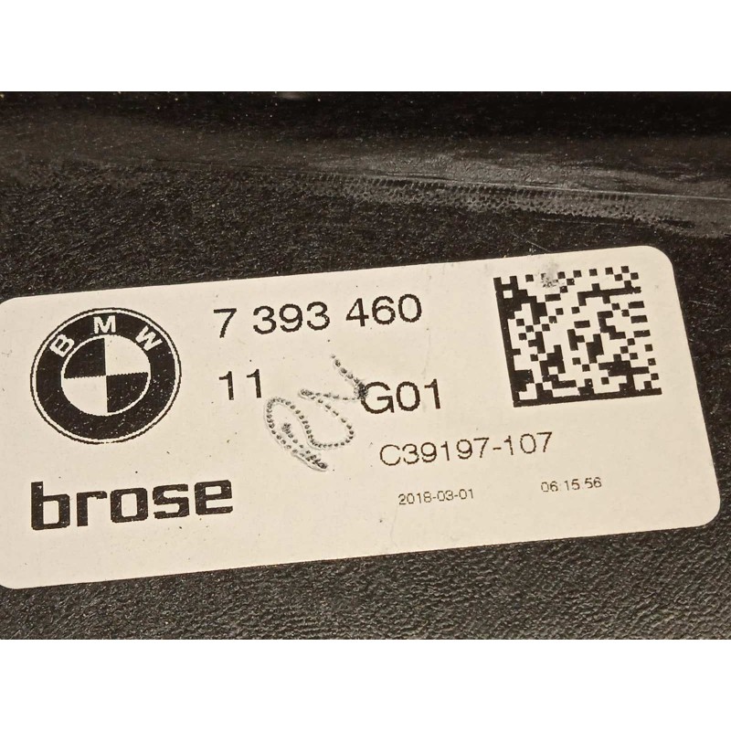 Recambio de elevalunas trasero derecho para bmw serie x3 (g01) m40i referencia OEM IAM 7393460  7457252