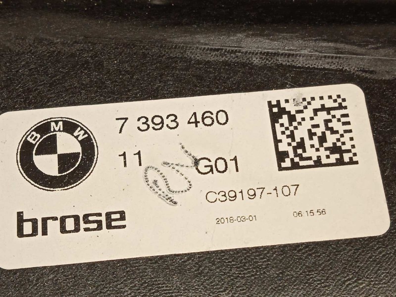 Recambio de elevalunas trasero derecho para bmw serie x3 (g01) m40i referencia OEM IAM 7393460  7457252