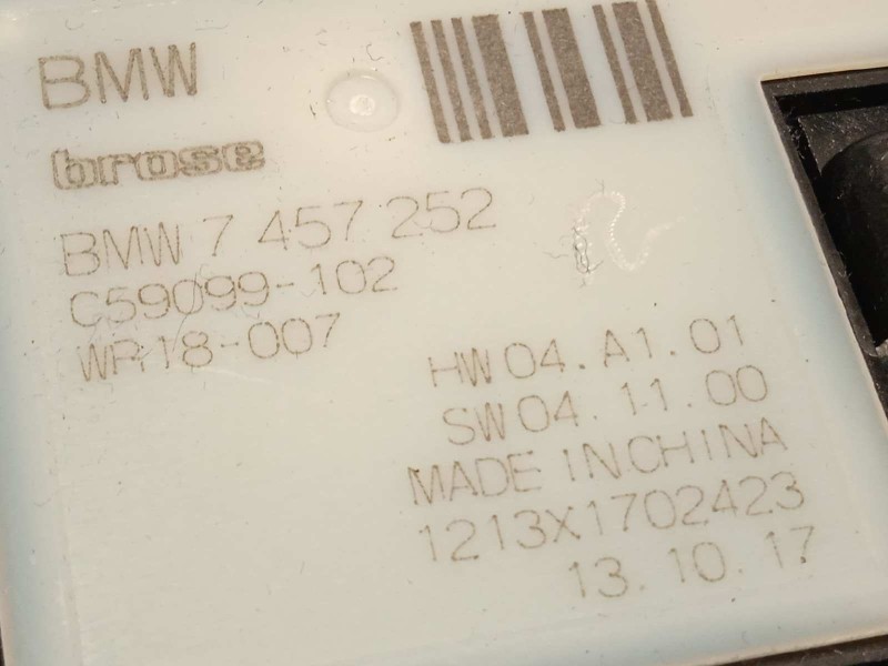 Recambio de elevalunas trasero derecho para bmw serie x3 (g01) m40i referencia OEM IAM 7393460  7457252