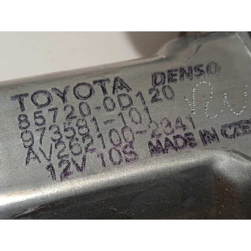 Recambio de elevalunas trasero derecho para toyota yaris hybrid feel! referencia OEM IAM 857200D120  
