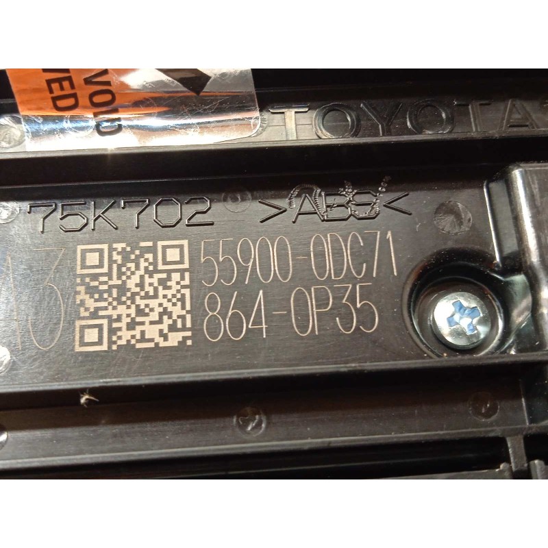 Recambio de mando climatizador para toyota yaris cross 1.5 hybrid (mxpj10l) referencia OEM IAM 559000DC71  