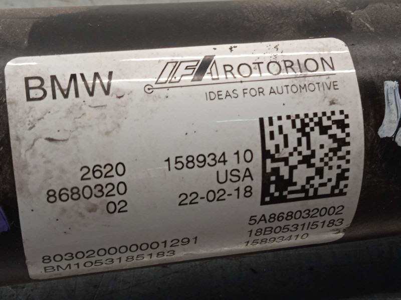 Recambio de transmision central para bmw serie x3 (g01) m40i referencia OEM IAM 26208680320  26108680320