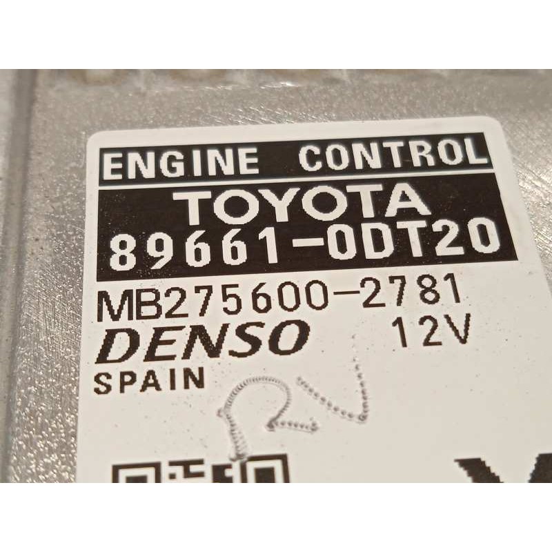 Recambio de centralita motor uce para toyota yaris hybrid feel! referencia OEM IAM 896610DT20  MB2756002781