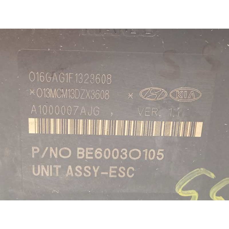 Recambio de abs para hyundai ix35 tecno 2wd referencia OEM IAM 589202Y620 BE6003O05 80BH60130101