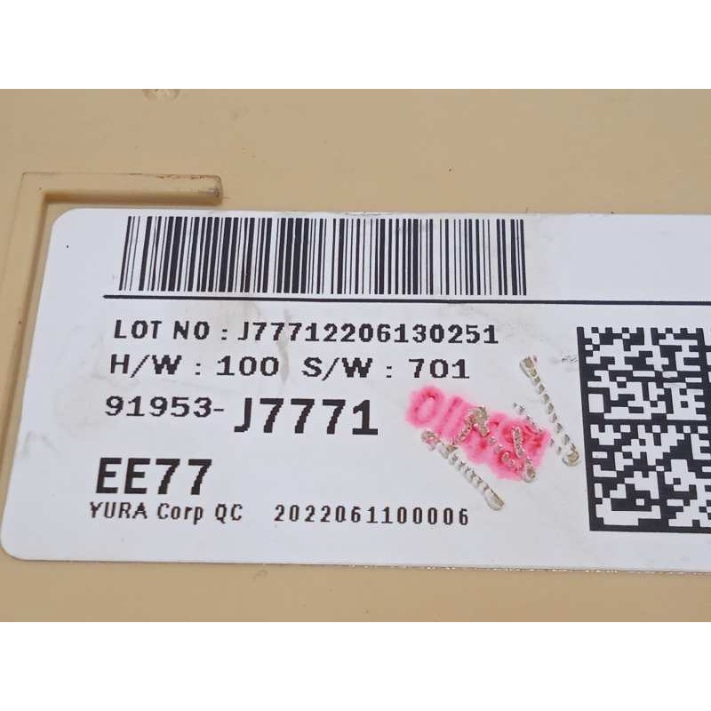 Recambio de caja reles / fusibles para kia xceed 1.0 tgdi cat referencia OEM IAM 91953J7771  