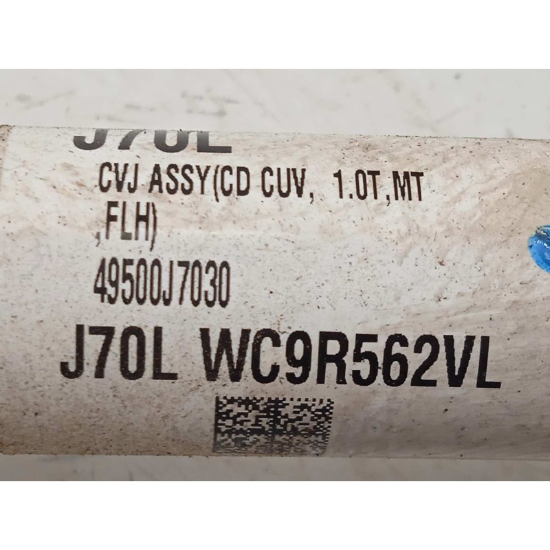 Recambio de transmision delantera izquierda para kia xceed 1.0 tgdi cat referencia OEM IAM 49500J7030  