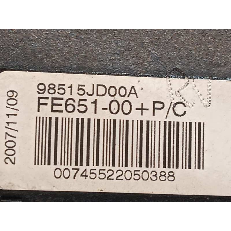 Recambio de airbag delantero derecho para nissan qashqai (j10) acenta referencia OEM IAM 98515JD00A  