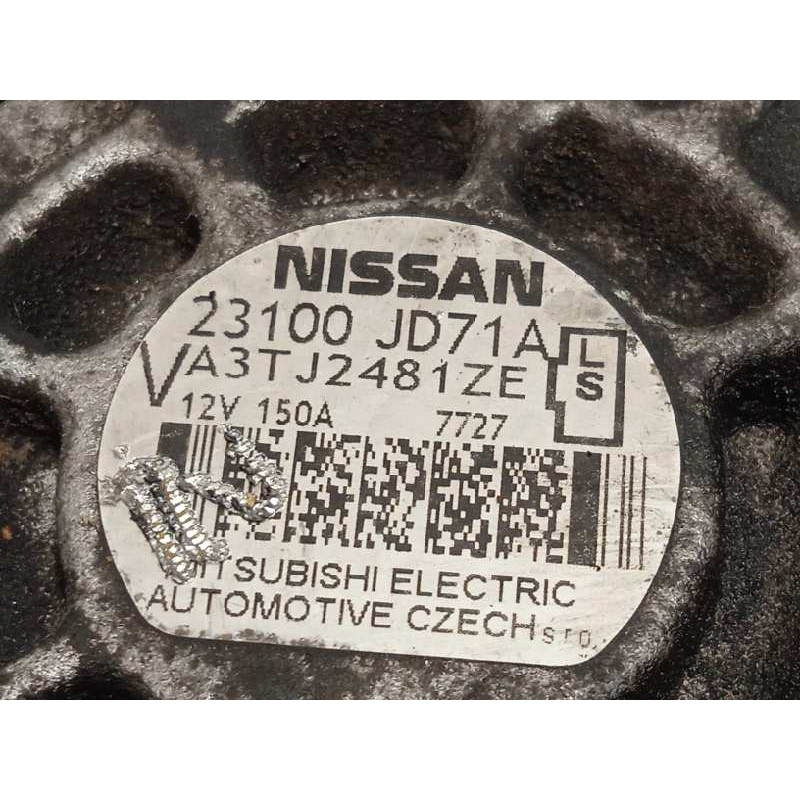 Recambio de alternador para nissan qashqai (j10) acenta referencia OEM IAM 23100JD71A  A3TJ2481ZE