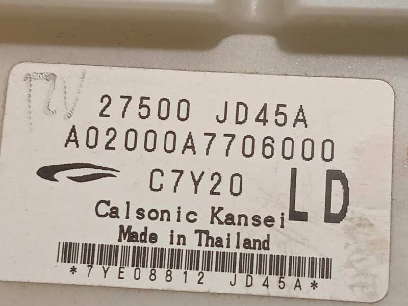 Recambio de mando climatizador para nissan qashqai (j10) acenta referencia OEM IAM 27500JD45A  