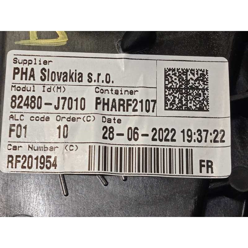 Recambio de elevalunas delantero derecho para kia xceed 1.0 tgdi cat referencia OEM IAM 82480J7010  82460J7010