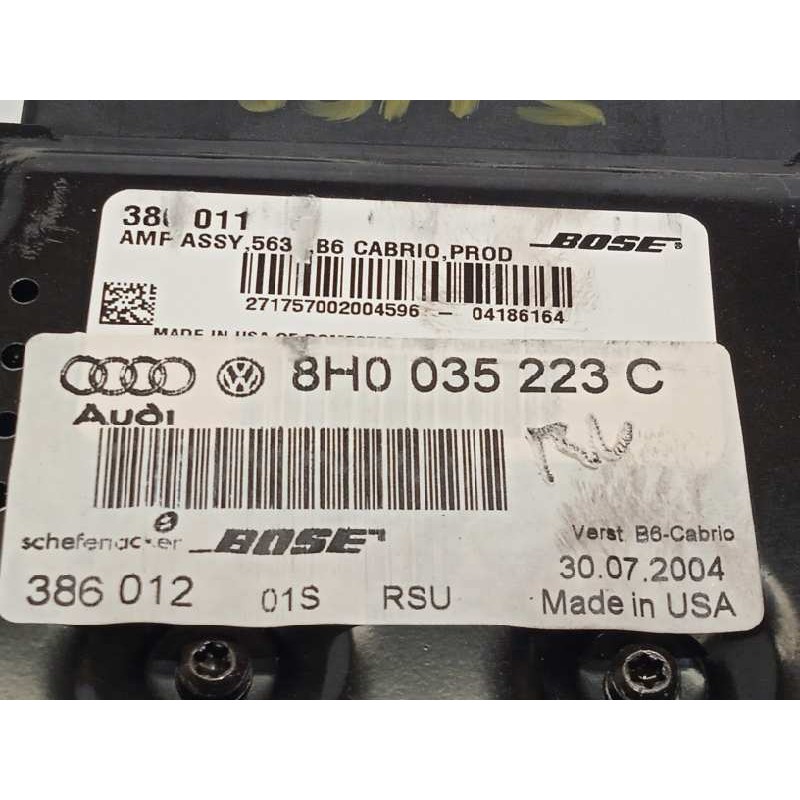 Recambio de modulo electronico para audi a4 cabrio (8h) 2.5 tdi referencia OEM IAM 8H0035223C  
