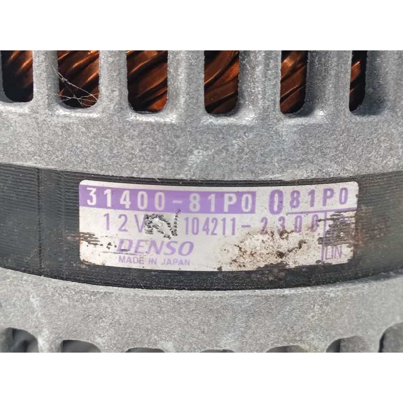 Recambio de alternador para suzuki ignis (/mf) 1.2 16v dualjet cat referencia OEM IAM 3140081P0  