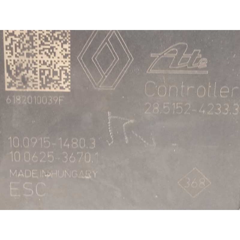 Recambio de abs para renault megane iv berlina 5p tech road referencia OEM IAM 476607355R 28515242333 10022010264