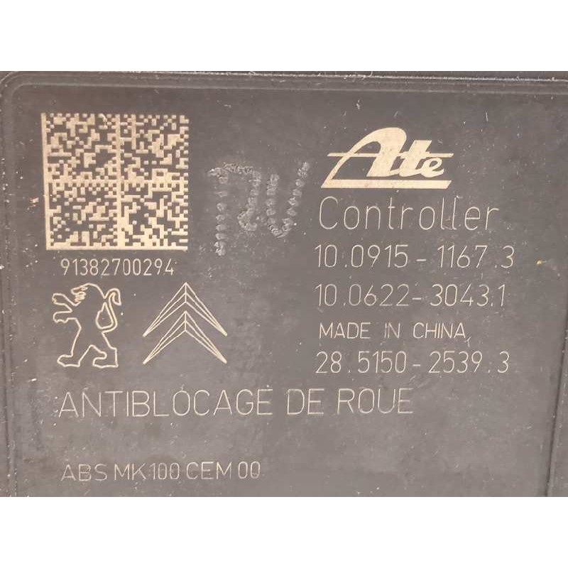 Recambio de abs para citroën c3 tonic referencia OEM IAM 9802460680 10091511673 10022001214