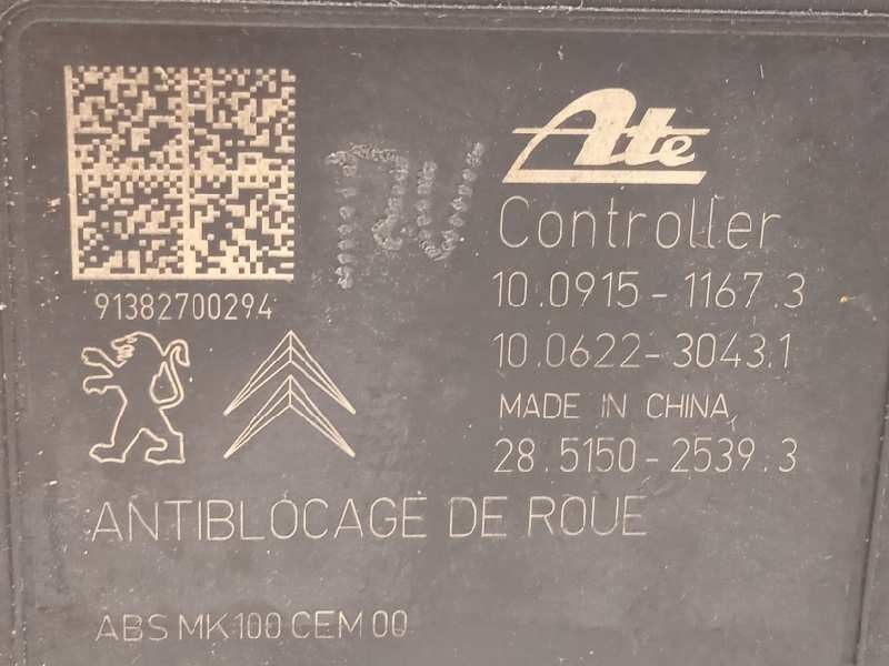 Recambio de abs para citroën c3 tonic referencia OEM IAM 9802460680 10091511673 10022001214