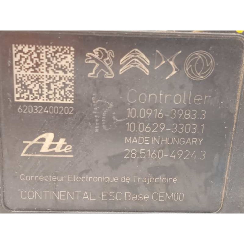 Recambio de abs para opel corsa f gs line referencia OEM IAM 9836177780 10091639833 10022020184