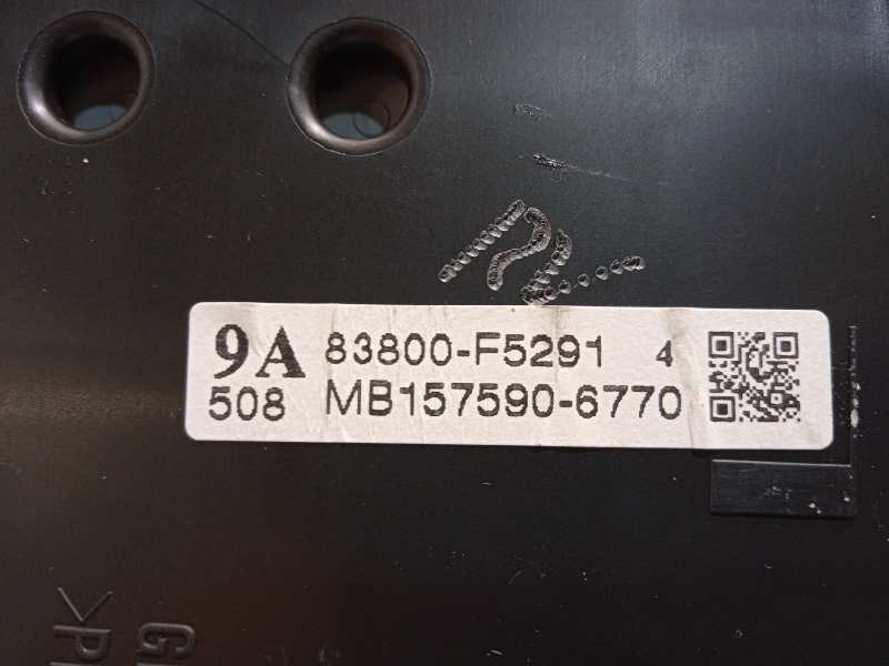 Recambio de cuadro instrumentos para toyota yaris 1.0 cat referencia OEM IAM 83800F5291  MB1575906770
