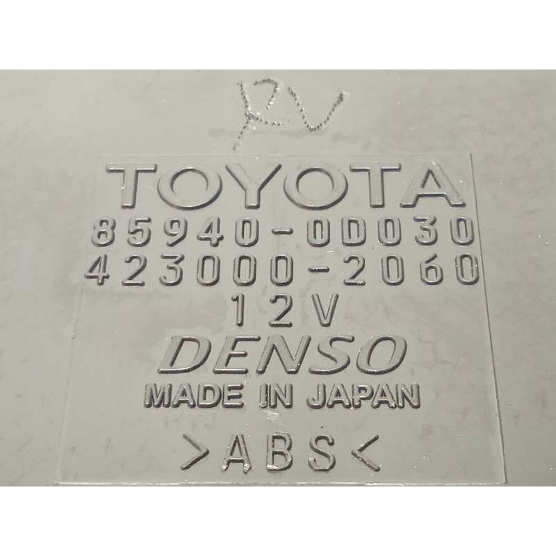 Recambio de modulo electronico para toyota yaris 1.0 cat referencia OEM IAM 859400D030  