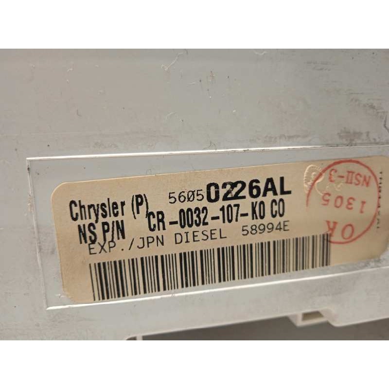 Recambio de cuadro instrumentos para jeep gr. cherokee (wh) 3.0 crd limited referencia OEM IAM 56050226AL  