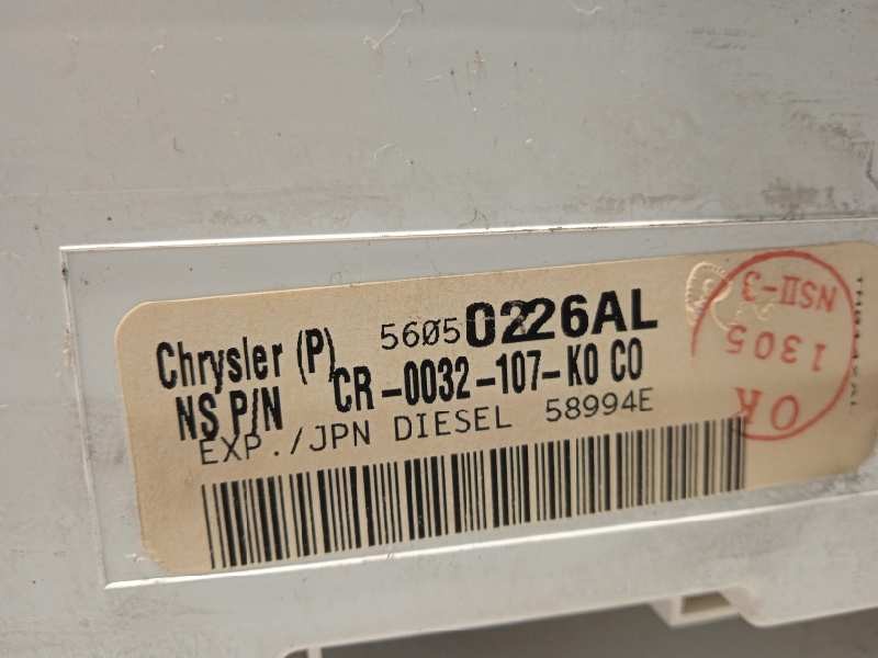 Recambio de cuadro instrumentos para jeep gr. cherokee (wh) 3.0 crd limited referencia OEM IAM 56050226AL  