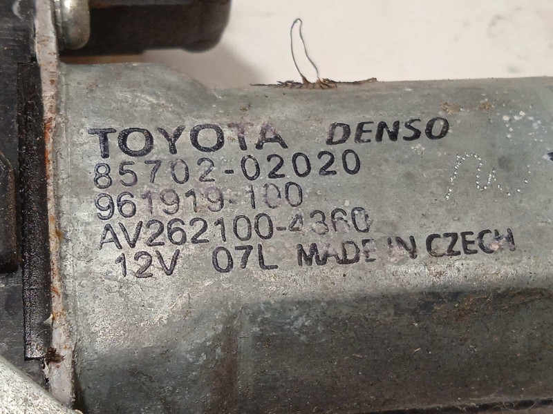 Recambio de elevalunas trasero derecho para toyota avensis cross sport (t27) active referencia OEM IAM 8570202020  AV2621004360