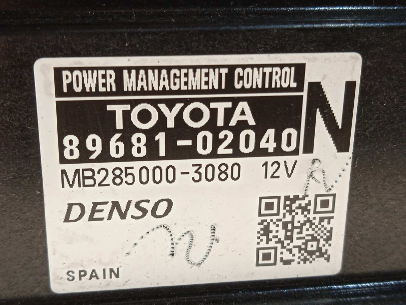 Recambio de modulo electronico para toyota auris 1.8 16v (híbrido) referencia OEM IAM 8968102040  