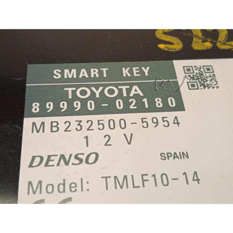 Recambio de modulo electronico para toyota auris 1.8 16v (híbrido) referencia OEM IAM 8999002180  